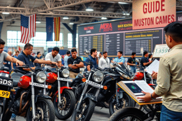Imagem de motos disponíveis em leilão, mostrando oportunidades de investimento.