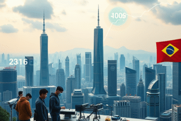 Imagem representativa do avanço da inteligência artificial na China e suas implicações globais.