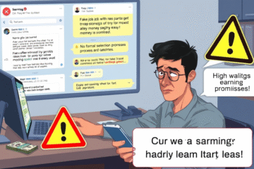 Imagem ilustrativa sobre o golpe das tarefas que engana pessoas em busca de trabalho fácil.