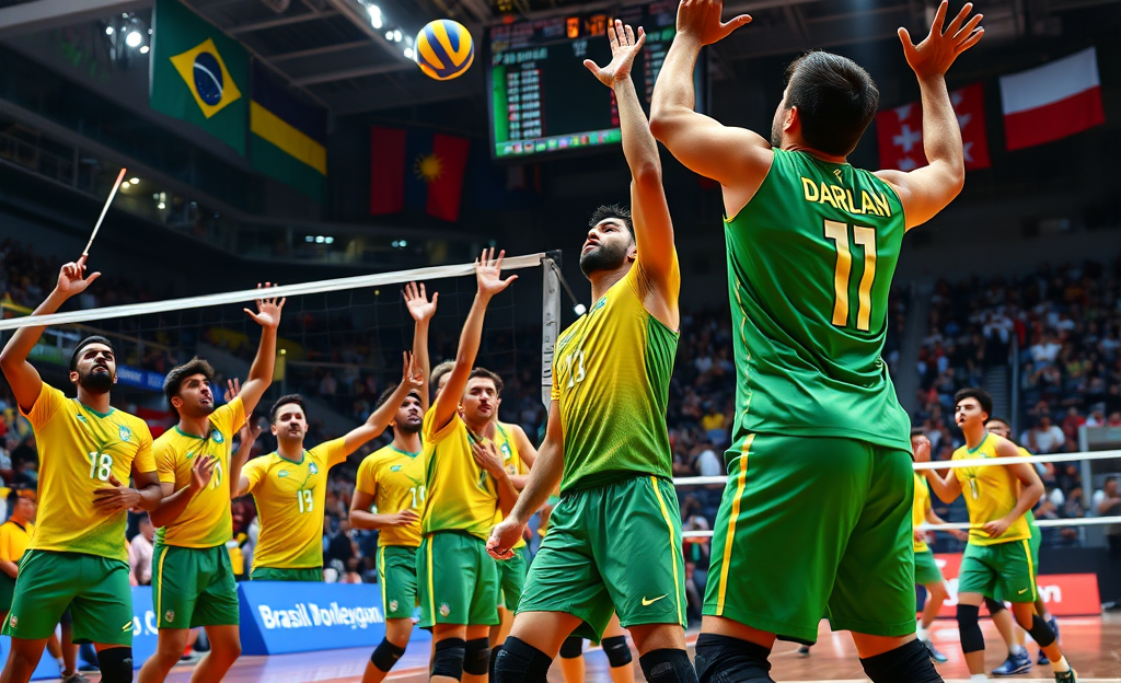 Vôlei Brasil Vence Polônia e Lidera Liga das Nações