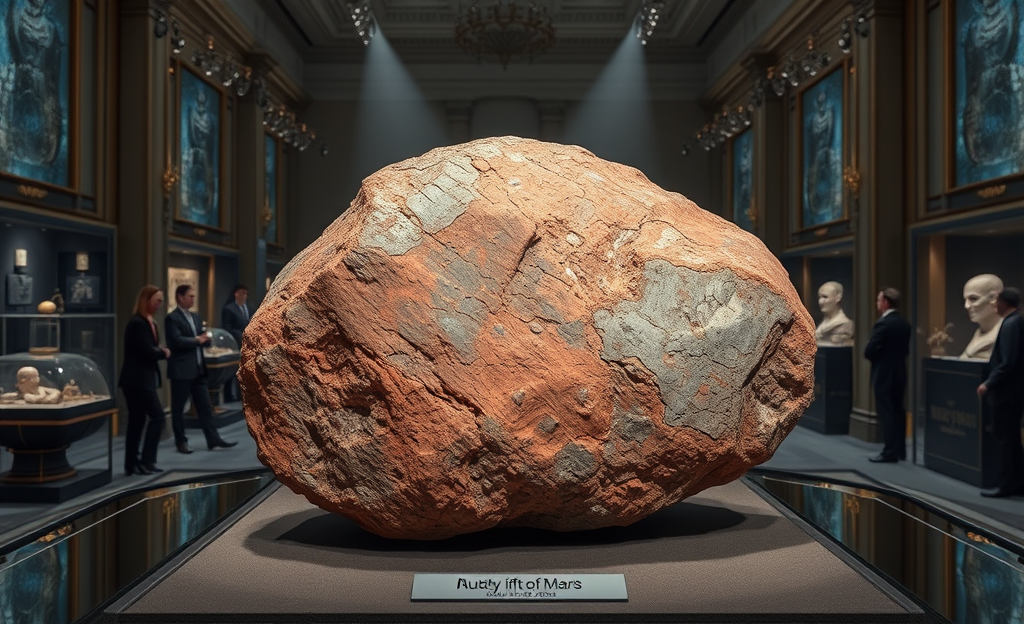 Meteorito NWA 16788 De Marte Será Leiloado