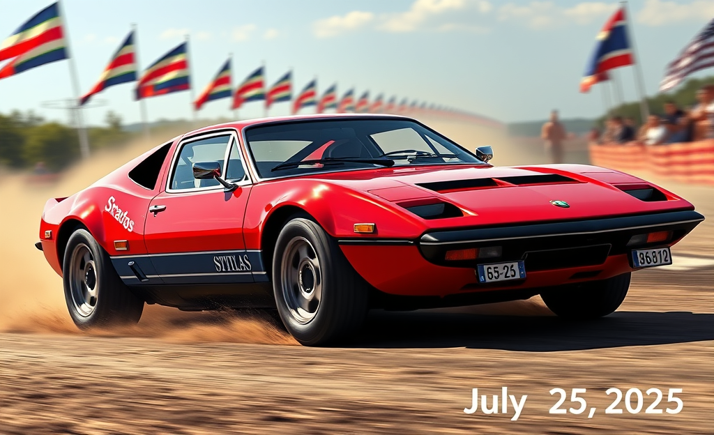 Venda Rara do Lancia Stratos HF Stradale 1974