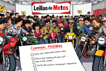 Dicas para evitar erros ao comprar em leilão de motos
