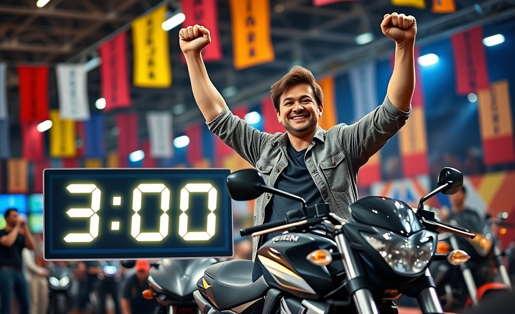 Descubra Como Ganhei Uma Moto Em 3 Minutos