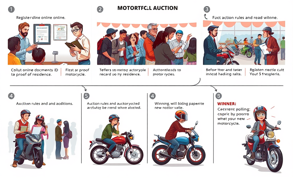 Guia Completo Para Participar de Um Leilão de Motos