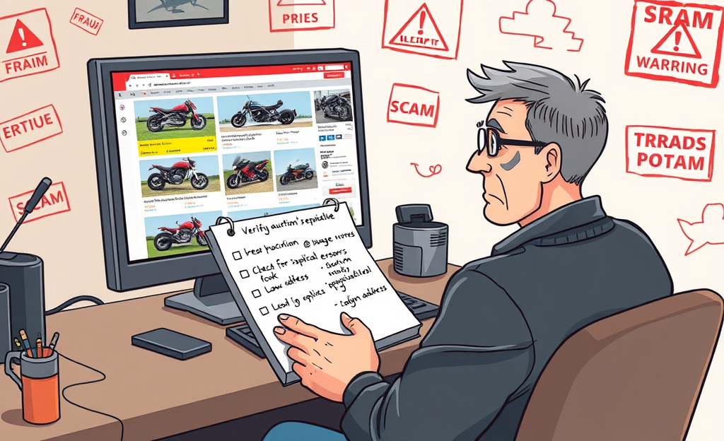 Como Evitar Golpes em Leilões Online de Motos