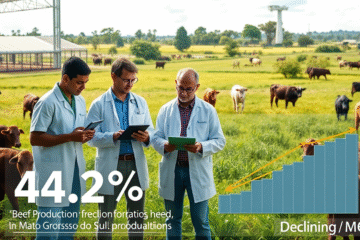 Investimentos públicos em ciência e tecnologia para o agronegócio de Mato Grosso do Sul triplicaram, focando na competitividade e sustentabilidade da carne bovina.