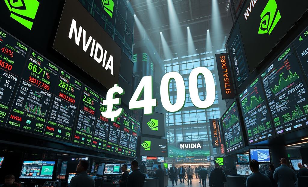 Nvidia Atinge Valor De Mercado De US$ 4 Trilhões