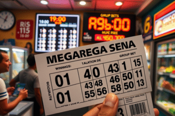 Mega-Sena concurso 2883 com prêmios acumulados de R$ 6,5 milhões.