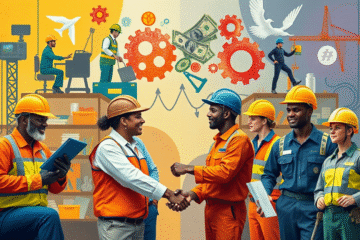 Imagem representando a busca da Petrobras por profissionais qualificados para operações terceirizadas e a criação de novas oportunidades de trabalho.