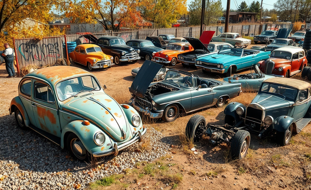 Sete Carros Incríveis Encontrados em Sucatas