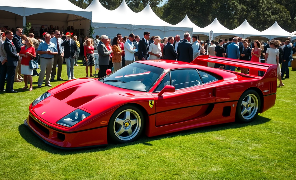 Ferrari F50 GT1 Chassi 001 Brilha em The Quail
