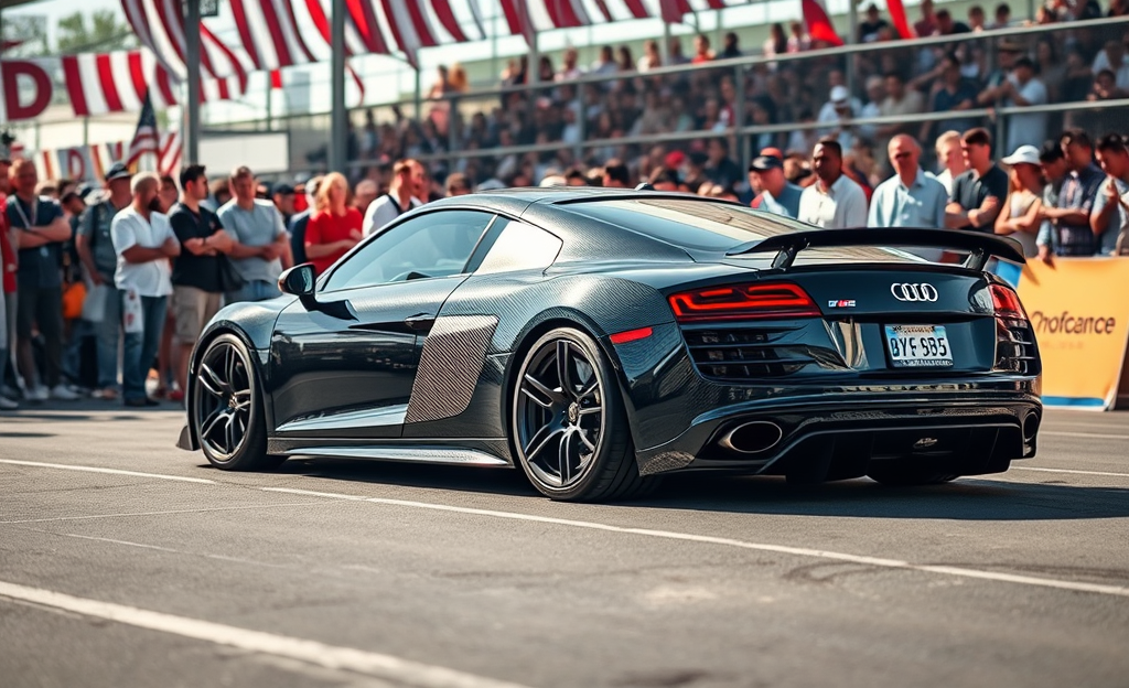 Audi R8 2012 Quebrado Se Torna Supercarro Incrível