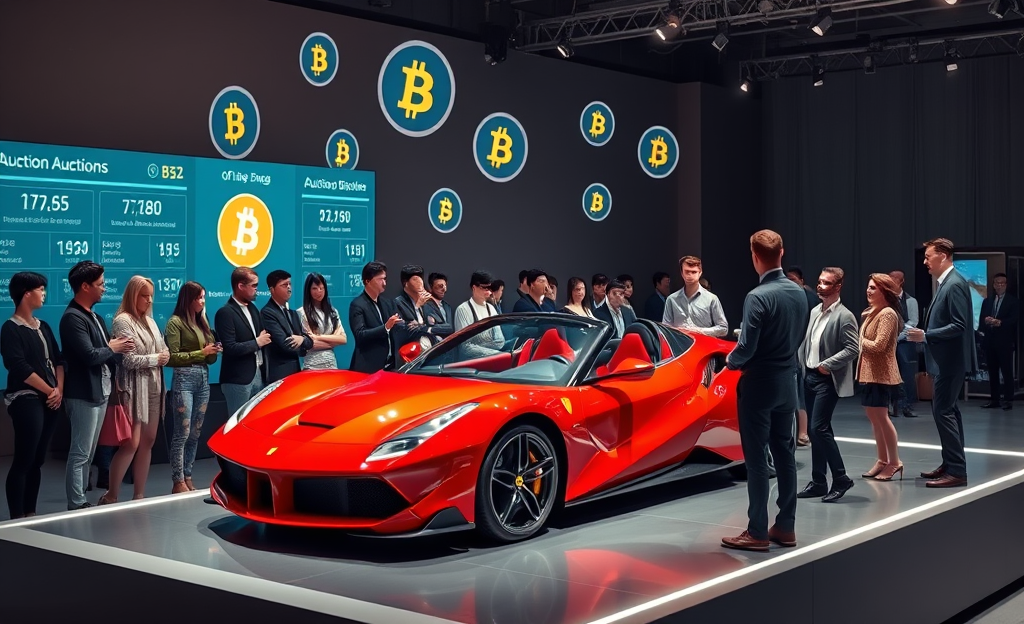 Ferrari Inova Com IA e Criptomoeda em Leilão
