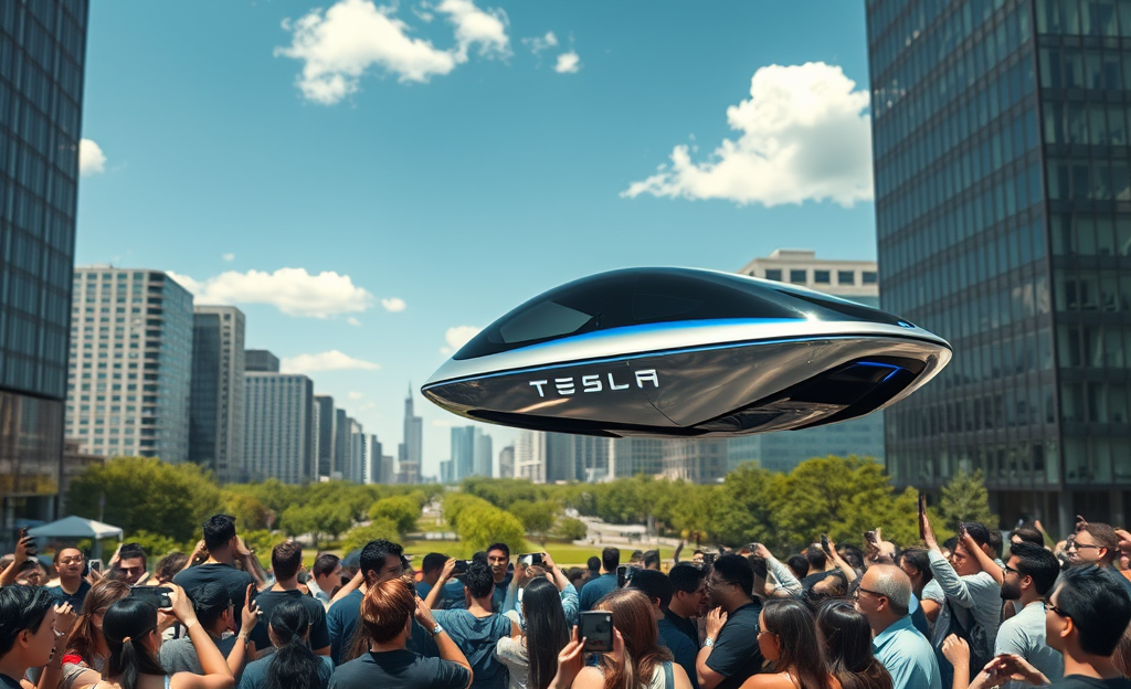 Tesla Pode Revelar Carro Voador Em Breve