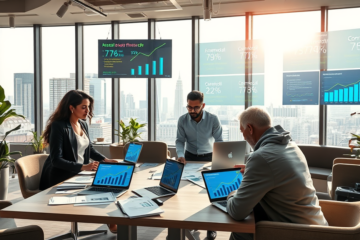 Imagem representativa do crescimento do financiamento de ativos novos, incluindo veículos e equipamentos.