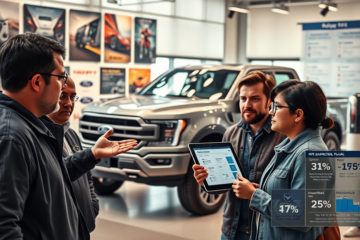Imagem da Ford F-150 Lightning, simbolizando os desafios dos caminhões elétricos no mercado atual.