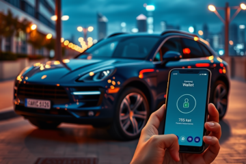 Samsung Wallet agora permite acesso digital para veículos Porsche selecionados com a tecnologia de Chave Digital.