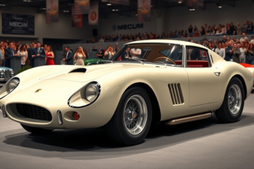 Ferrari 250 GTO Bianco Speciale de 1962, único original, à venda por até 70 milhões, destacando sua rica história e condição preservada.