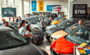 Imagem ilustrativa sobre a tendência de empréstimos de carro mais longos e o impacto dos preços elevados dos veículos.