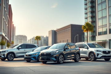 Artigo sobre os 10 novos veículos que se destacaram em 2025, incluindo elétricos e híbridos.