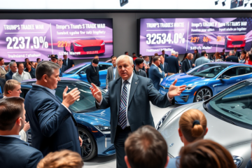 Análise do impacto da guerra comercial de Trump na indústria automotiva em 2025