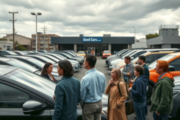 Análise sobre a queda nas vendas de veículos usados em 2025 e o aumento leve nos preços.