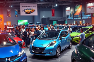 Carros elétricos estão se tornando a escolha principal para residências, destacando a autonomia e o sucesso do Nissan LEAF no mercado de usados.