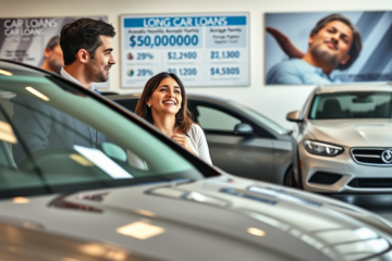 Imagem ilustrativa sobre empréstimos de automóveis longos e suas implicações financeiras.