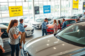 Consumidores enfrentando desafios e oportunidades ao comprar carros em 2026, com foco em seminovos e veículos elétricos.