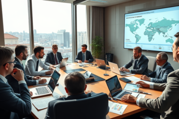 Executivos automotivos observando as mudanças na legislação da UE que afetam a indústria.