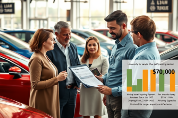 Imagem ilustrativa sobre o aumento dos preços de carros e o impacto dos financiamentos longos nas finanças dos consumidores.