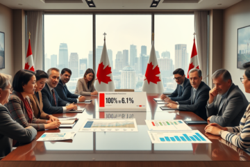 Imagem representativa da redução da taxa de importação de veículos elétricos chineses no Canadá e suas implicações econômicas.