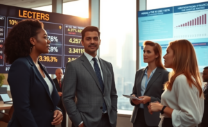 Illustration of U.S. Treasury yields and job report data analysis.