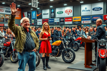 Imagem de uma moto em leilão, simbolizando oportunidades de renda.