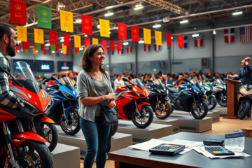 Imagem ilustrativa sobre leilões de motos e planejamento financeiro.