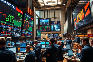 An illustration depicting the impact of rising oil prices on the economy and markets, highlighting concerns over stagflation and investment shifts.