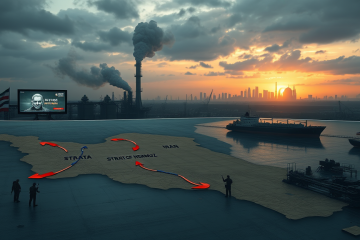 The global economy faces a major threat due to a significant oil crisis linked to the war, affecting production and energy stability.
