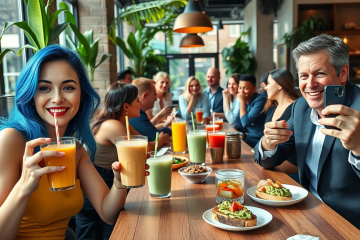 A variety of high-priced specialty foods showcasing the trend of premium indulgences amidst economic uncertainty.