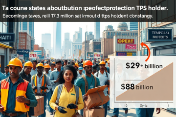 Graph illustrating the economic contributions of Temporary Protected Status holders in the United States.
