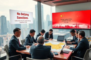 China's government directives on defying U.S. sanctions in the Iranian oil market.