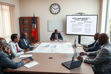 Discussion about the budget agreement for upcoming general elections in Haiti, highlighting financial constraints and electoral preparations.