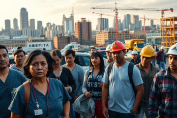 A visual representation of the impact of Temporary Protected Status on the U.S. job market, highlighting immigrant contributions.