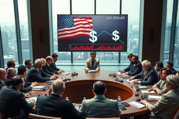 An analysis of the potential risks to the dollar's status as the primary reserve currency due to military and economic factors.