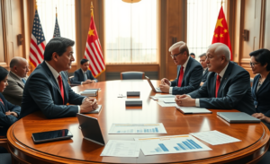 US China Leaders Meeting on Trade Stability Issues